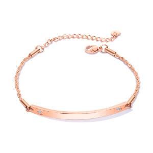 Fashion Design Diamond Heart Adjustable Stainless Steel Star Women &#160; Bracelet