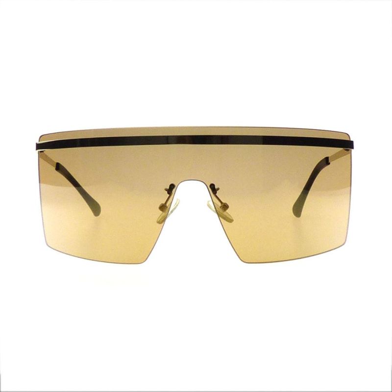 2021 High Quality Metal Fashion Style The Cylindrical Lens Sunglasses