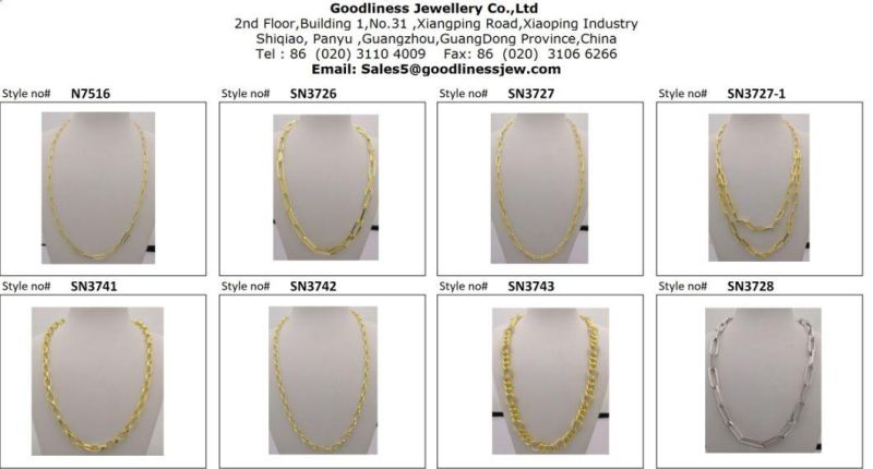 2020 Hot Sales Chain 925 Silver Necklace Bracelet Fashion Jewellery