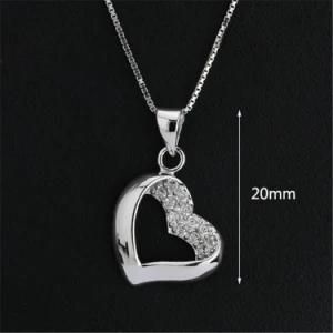 Exclusive Sterling Silver Necklace Heart Pendant