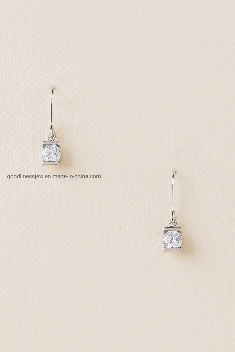 Fashion Jewelry Sophia Cubic Zirconia Drop Earrings 925 Sterling Silver Jewelry