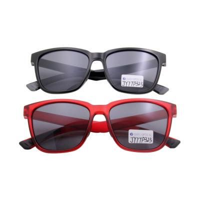 OEM Custom Designer Unisex Vintage Fashion Red Frame Plastic Sunglasses