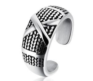 New Us Size 7-11 Punk Rock Stainless Steel Mens Biker Rings Vintage Gothic Jewelry Silver Color