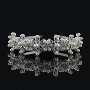 Imitation Pearl Tiara and Crowns Bridal Wedding Jewelry