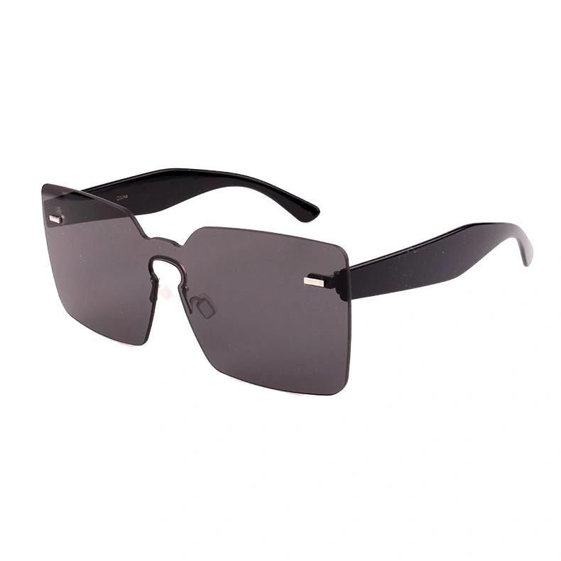 2018 Rectangle Shape Fashion Sunglasses with One Piece Lens
