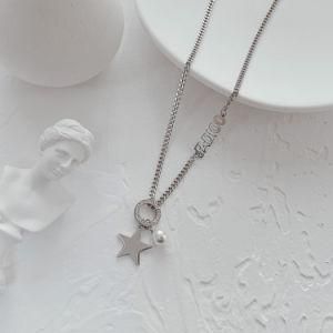Fashion Jewelry Adjustable Star Pendant Stainless Steel&#160; Women Necklace&#160;