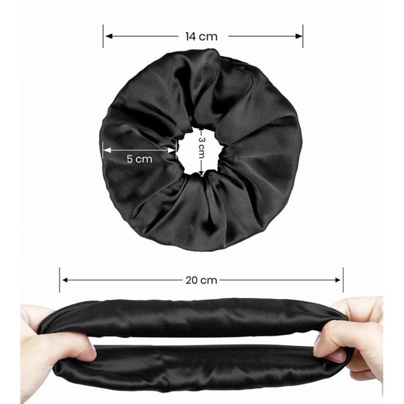 Simple Fashion Silk Scrunchies for Lady