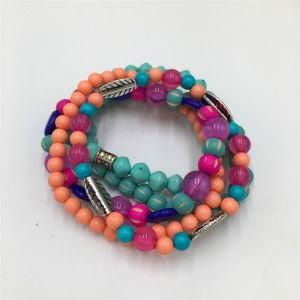 Hot Sale Colorful Beads Bracelet Plastic Jewelry Bracelet