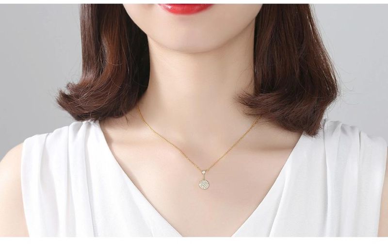 Couple Sterling Sliver 925 Jewelry Pendant Necklace