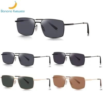 2020 New Popular Classic Hot Sell Fashion Men Metal Sunglasses in Stock