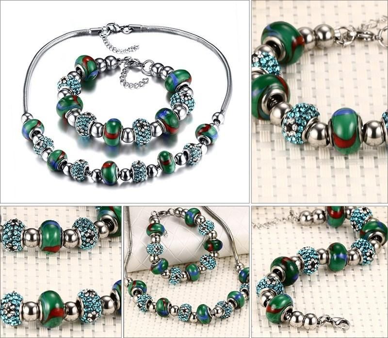 Women Street Type Pan Design Jewelry Set Custom Bead Jewelry