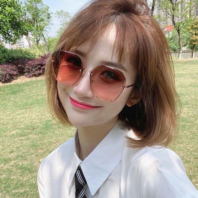 New Style Sunglasses Women Polygonal Fashion Glasses Women Korean Style Trendy New Sunglasses Fashion Sunglasses