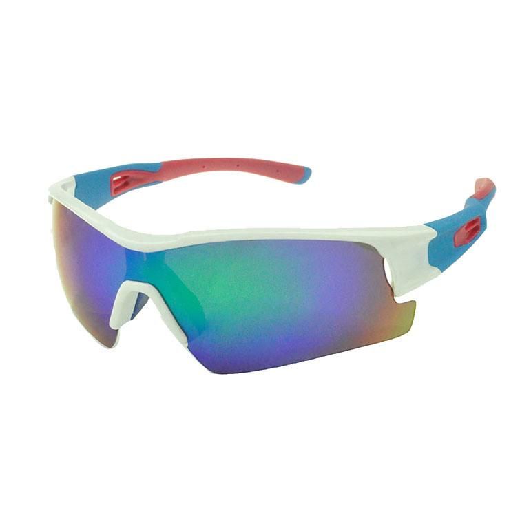 Colorful One Piece Lens Sport Sunglasses
