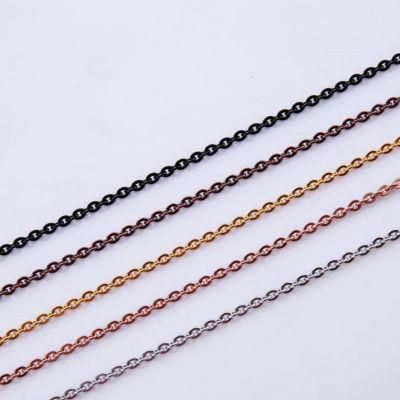 Fashion Jewelry Stainless Steel Jewelry Necklace Flat Cable Chain