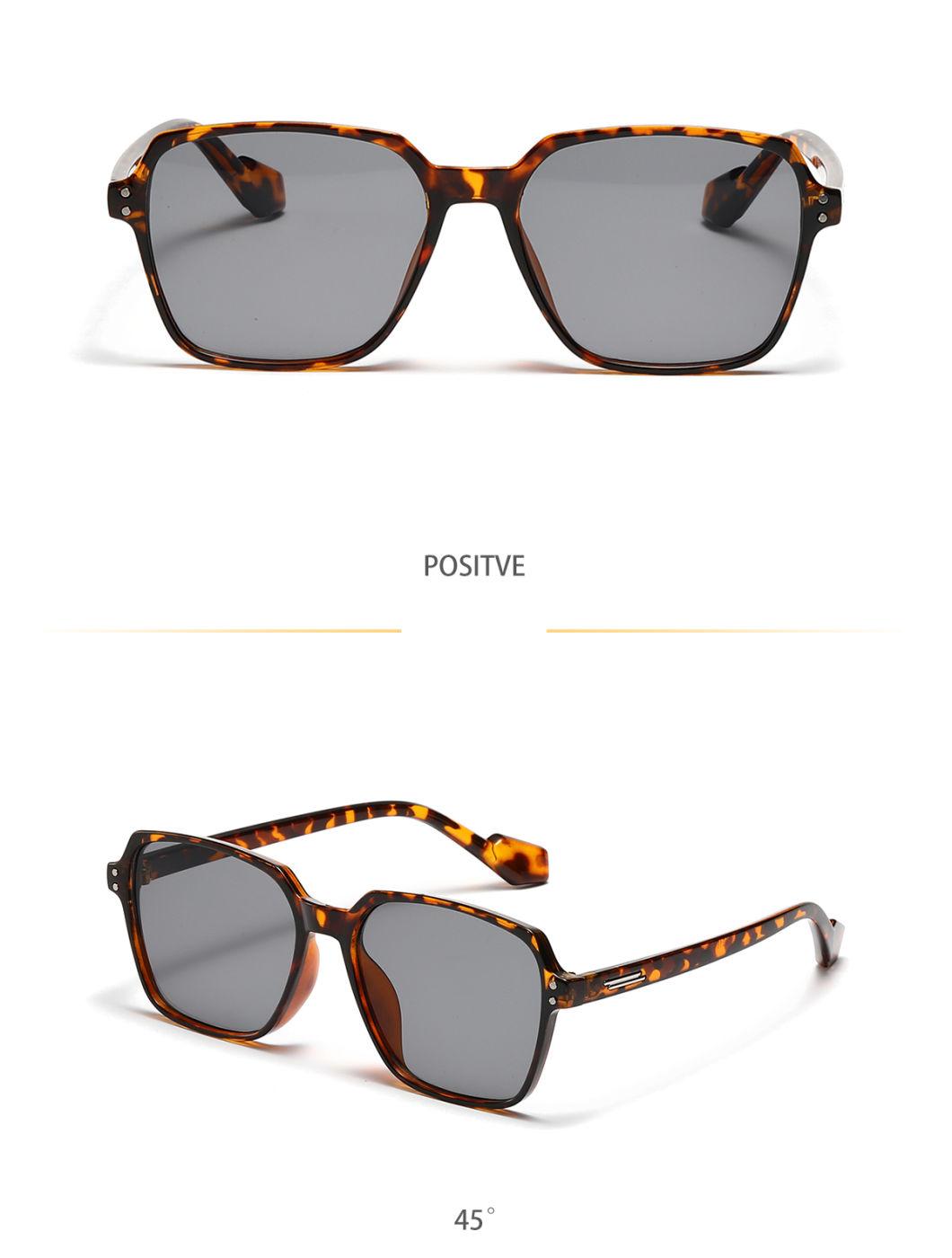 Hot Sale Fashion Shades Square Frame Oversized Sunglasses for Women