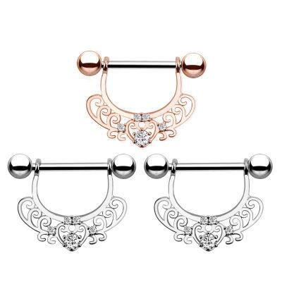 Stainless Steel Nipple Rings New Style-14G Body Piercing