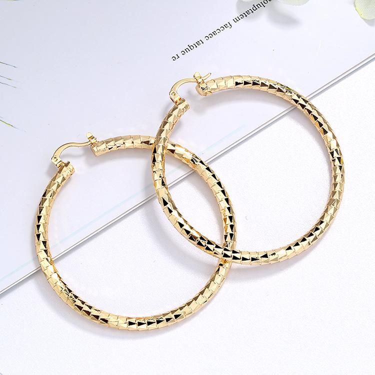 2020 Latest Fashion Design 18K Gold Plated Oversized Hoop Earings for Women Jewelry