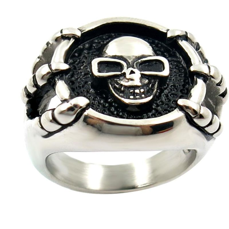 Fashion European Style Skull Ring