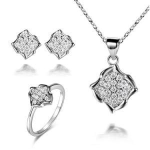 Elegant Royal Fabulous Micro Pave 1mm CZ Jewelry Set