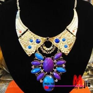 Fashion Jewelry Hot Choker Necklace Gold Plated, Handmade Jewelry (BDF91236)