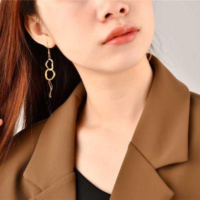 Wholesale High Quality Stainless Steel Fashion Accessories Gold Plated Jewelry Earring
