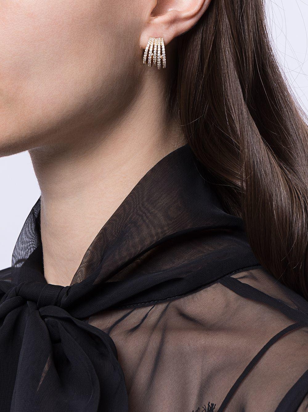 Geometric Multi-Layer Arc Fashion Temperament Earrings Jewelry