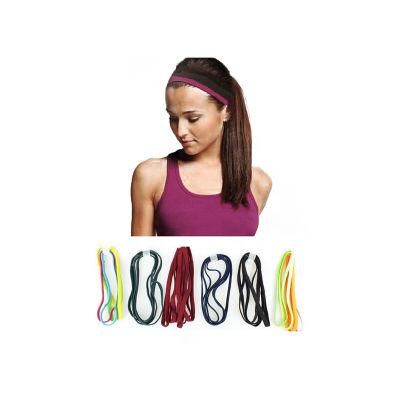 Custom Sport Elastic Head Band for Women Fitness Run Hairband