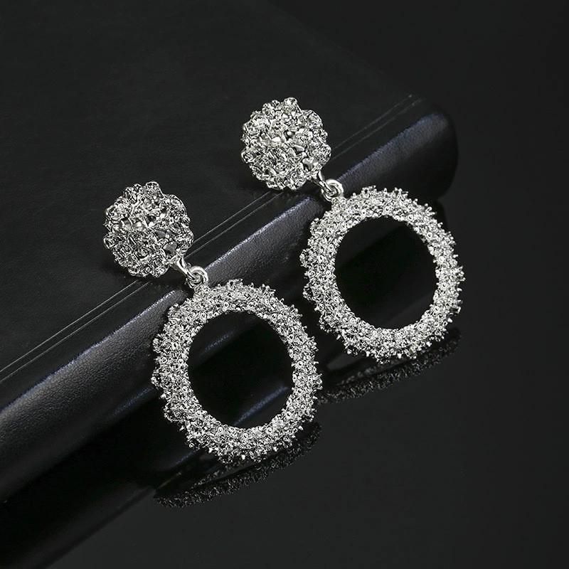 Women Big Vintage Fashion Wedding Drop Earrings Fine Jewelry