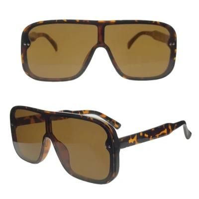 Large Frame One-Lens Cool Fashion Sunglasses Unisex