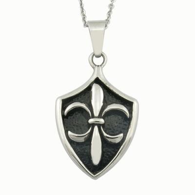 Wholesale High Quality Gothic Shield Pendant Stainless Steel Cool Pendant
