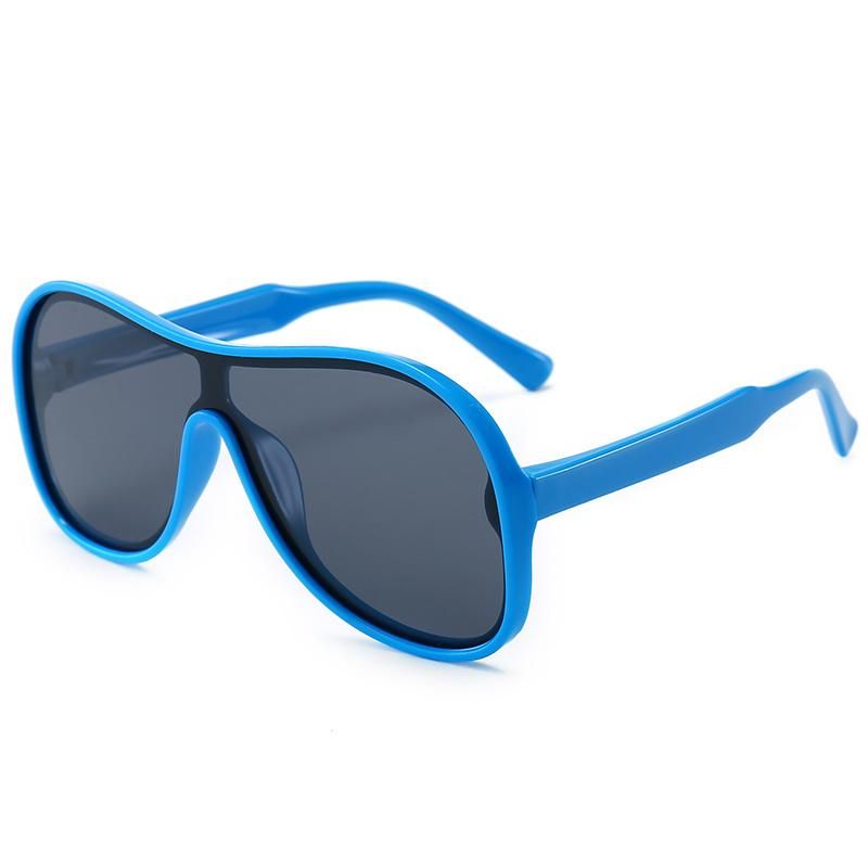 Newest Square Big Frame Oversize Kids Boy Sunglasses Girls Eyewear for Custom UV Sun Glasses