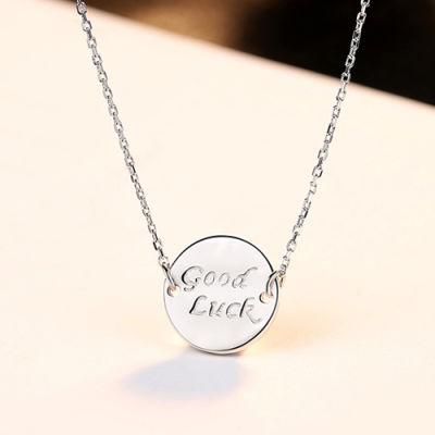 Fashion Silver Jewelry Zircon Pendant Women Accessories Necklace