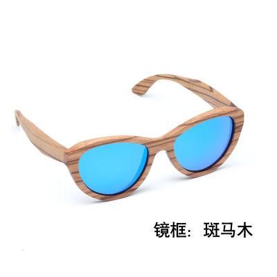 Wholesale Fashion Polarized UV400 Promotional Color Party Wooden Sunglasses