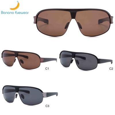 UV400 Driving Sun Glasses Pilot Oversized Mens Sunglasses Polarized