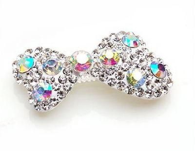Top Quality Luxury Customized Design Hair Pin Butterfly Style Haripins with Rhinestones for Ladies