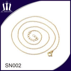 Sn002 925 Sterling Silver Necklace Chain with Extension
