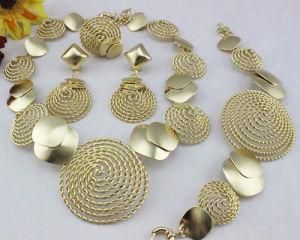 Luxurious Real Gold Plating Jewelry Set (EF0015)