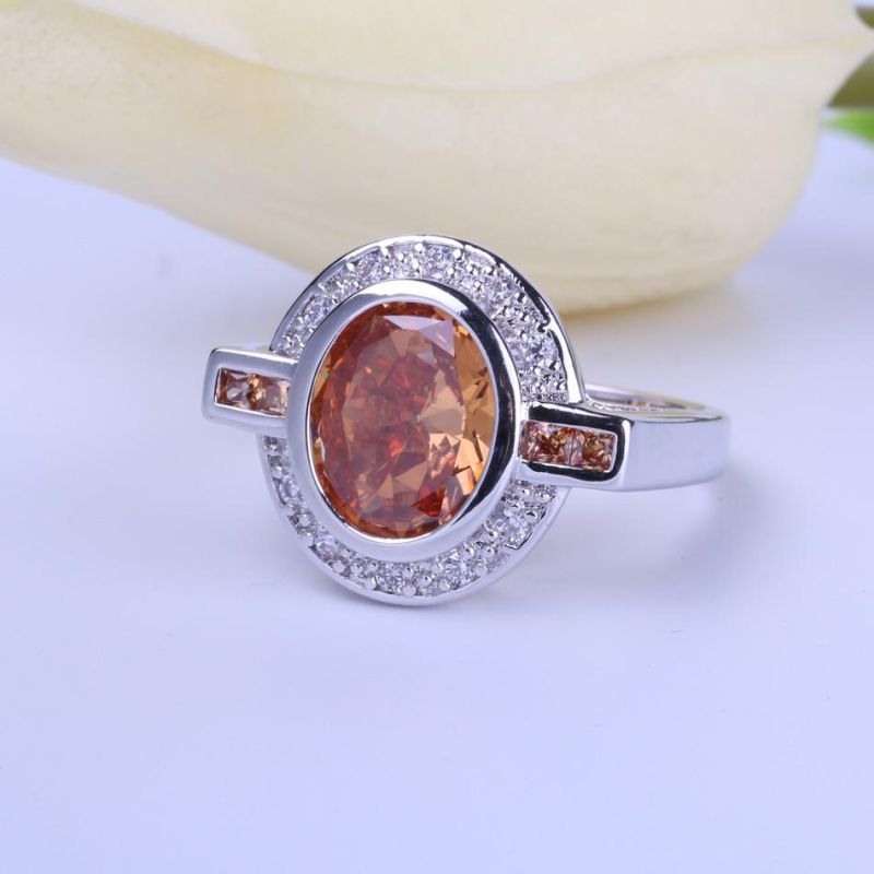 Popular Men′ S and Women′ S Fashion Inlaid Diamond Rings