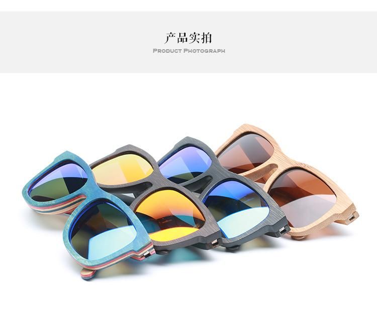 New Style Skateboard Wooden Frames Sunglasses