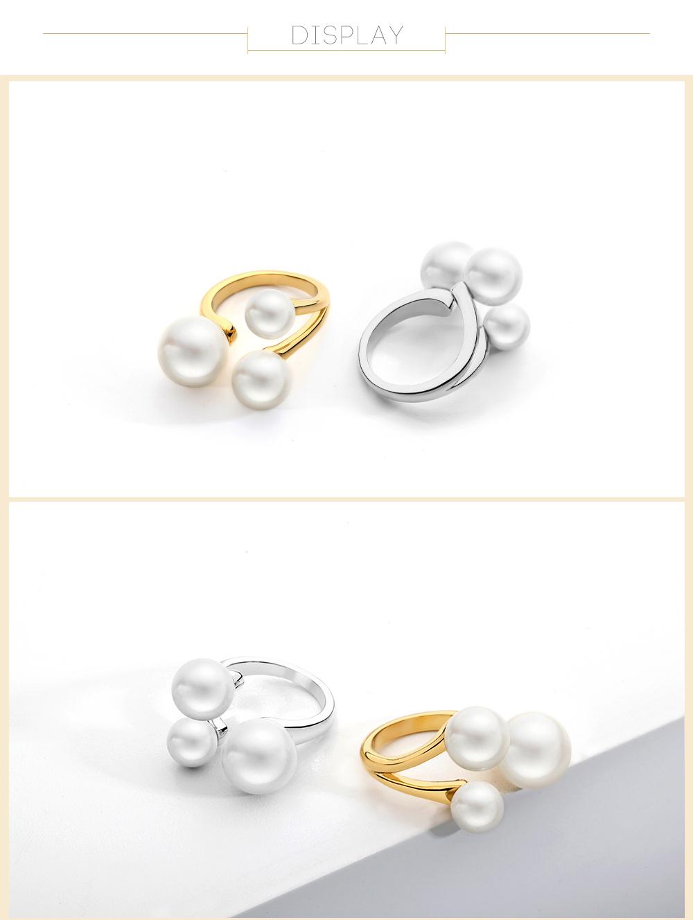 Hot Sale Handmade Fashion Jewelry Ring Hot Sale Unisex Rings with Pearls