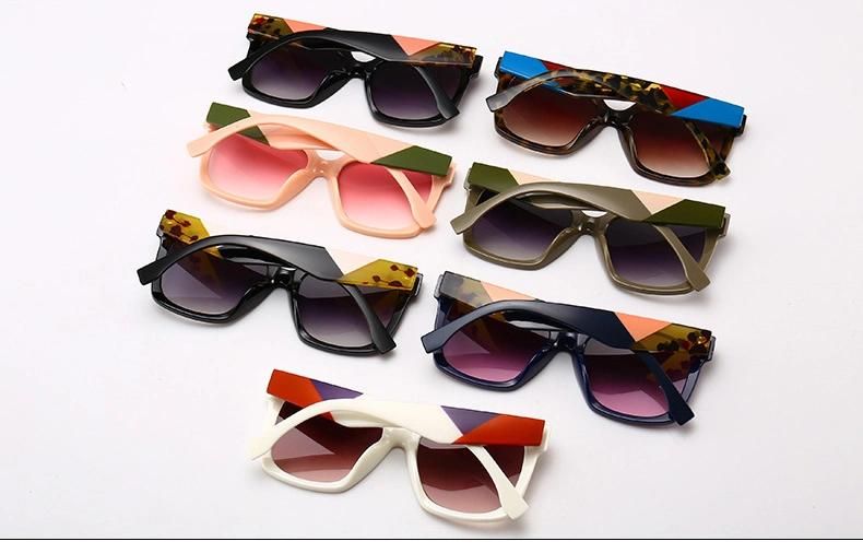 Fashion Square Frame Personality Monster Sunglasses