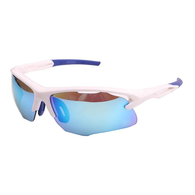 Fashion Sprorts Sunglasses, Mirrored Lens&Half Frame Suit for Outdoor Playing