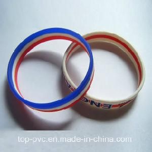 High Quality Plastic Gift Promotional 3D Silicone Bracelet (SB-010)