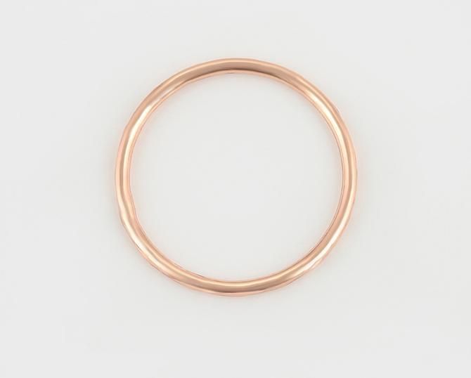 Jewelry Simple Fashion Environmental Protection Copper Neutral All-Match Rose Gold Small and Exquisite Ring