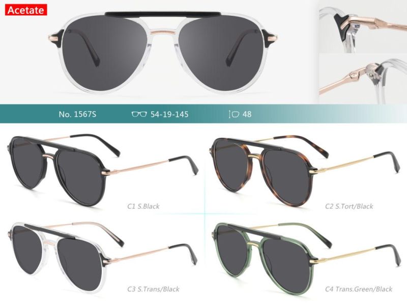 Polarized Sunglasses for Men and Women Clubmaster Frame Driving Sun Glasses 100% UV Blocking