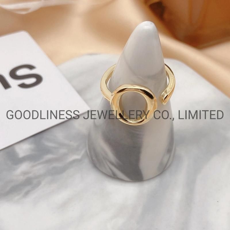 Fashion Jewelry Women Brass Copper Open Adjustable Rings