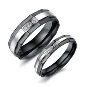 Black IP Plating Hot Selling 316L Stainless Steel Fashion Ring