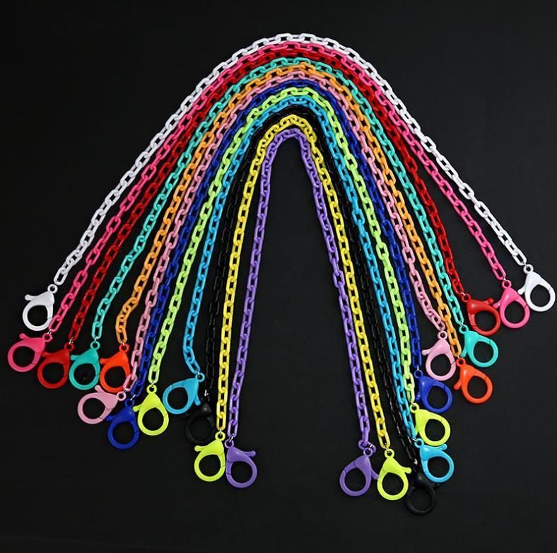 Kids Candy Color Beaded Children′ S Eyeglasses Chains Maskes Necklace Holder Beaded Masking Lanyard Strap Face Masks Glasses Chain