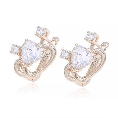 Wholesale Cubic Zirconia 18K Gold Plated Women&prime;s Earrings