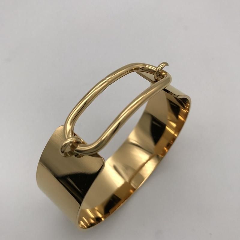 Mother′s Day Gift Jewelry Child Wide 20mm Wide Custom Gold and Silver Stainless Steel 6mm Inspirational Mother Cuff Bracelet
